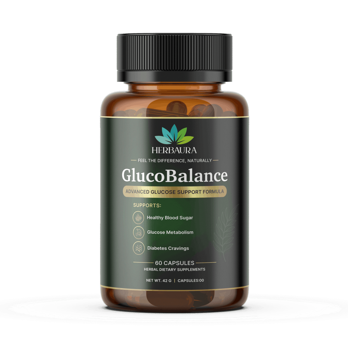 Pack of 1: HerbAura GlucoBalance – Essential Balance Pack